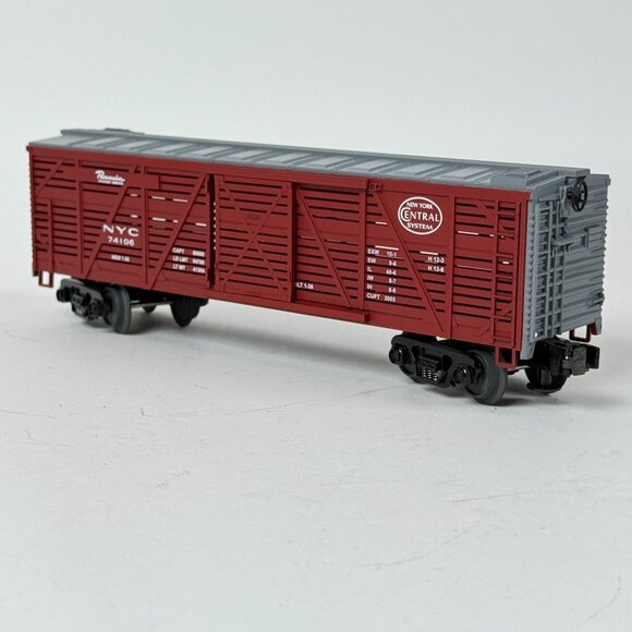 RailKing Rugged Rails MTH 33-7701 New York Central NYC Stock Car O-27 Gauge - Picture 6 of 11
